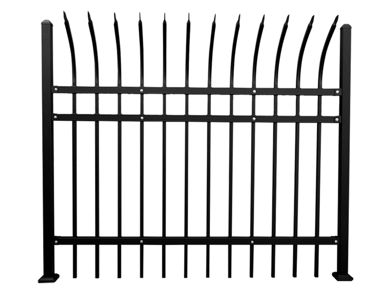 單彎頭圍墻欄桿圖片