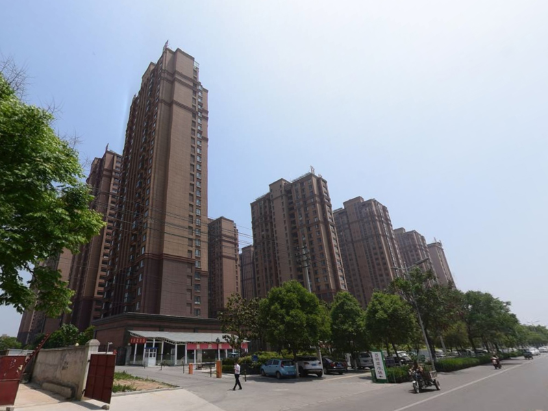 淮北金域香苑小區項目定制百葉窗、樓梯扶手產品