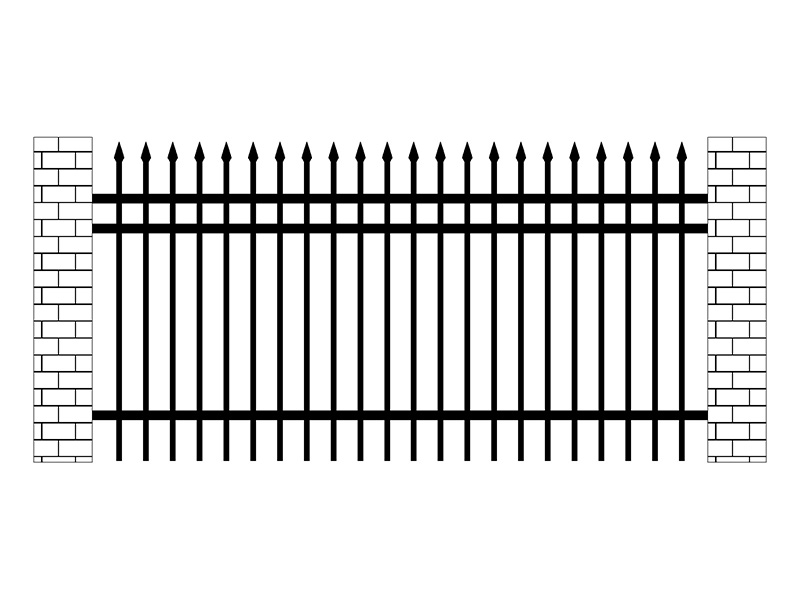 小區鋅鋼圍欄圖片4