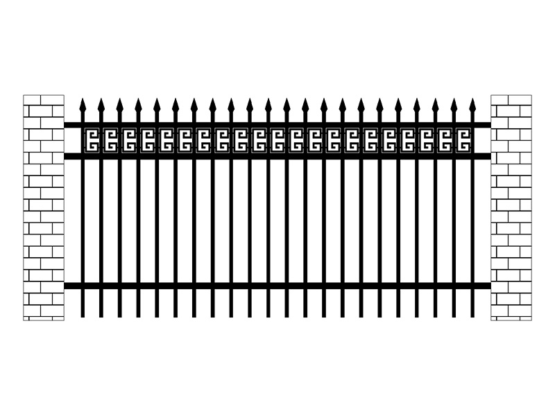 小區鋅鋼圍欄圖片9