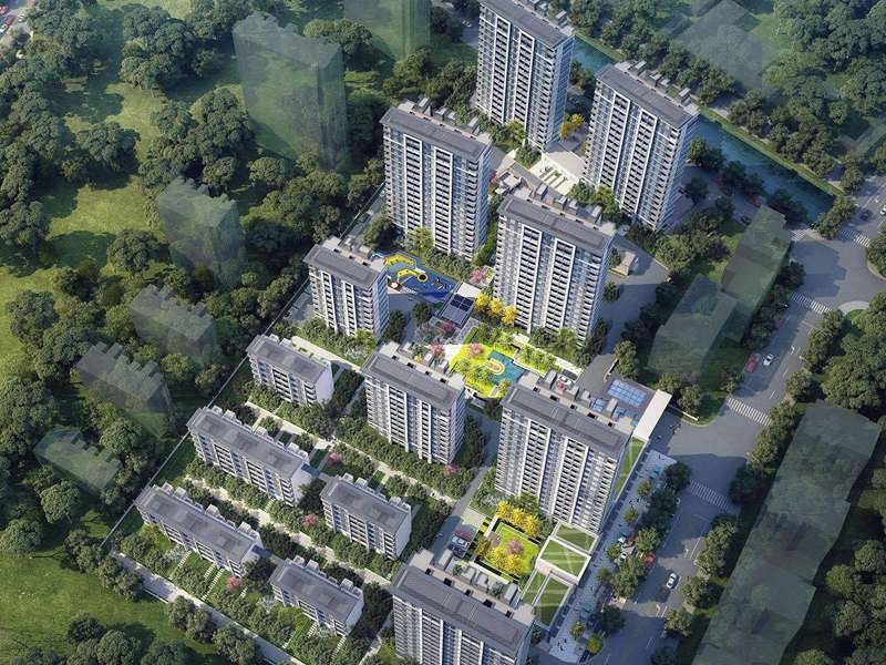 杭州桃語春福里小區(qū)項目定制百葉窗、空調(diào)欄桿產(chǎn)品